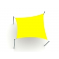 Hyperbolic Square Shade Sail Canopy Seasonal Use - view 1