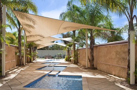 Shade Sails for Holiday Parks and Resorts